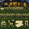 18 Pcs Happy Birthday Yard Signs with Stakes 2 x 5 M LED Lights Personalized Age Name Sign with 20 Number Stickers 14 Inch for Yard Lawn Garden Outdoor Decoration Party Supplies (Black Gold)